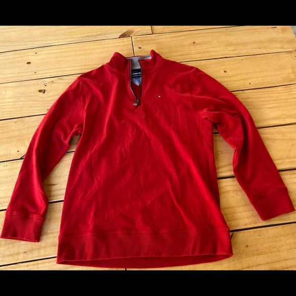 Youth Largs Tommy Hilfiger Red Pullover - Picture 4 of 5